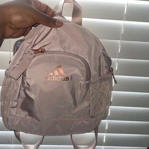 Adidas kids rose pink backpack .